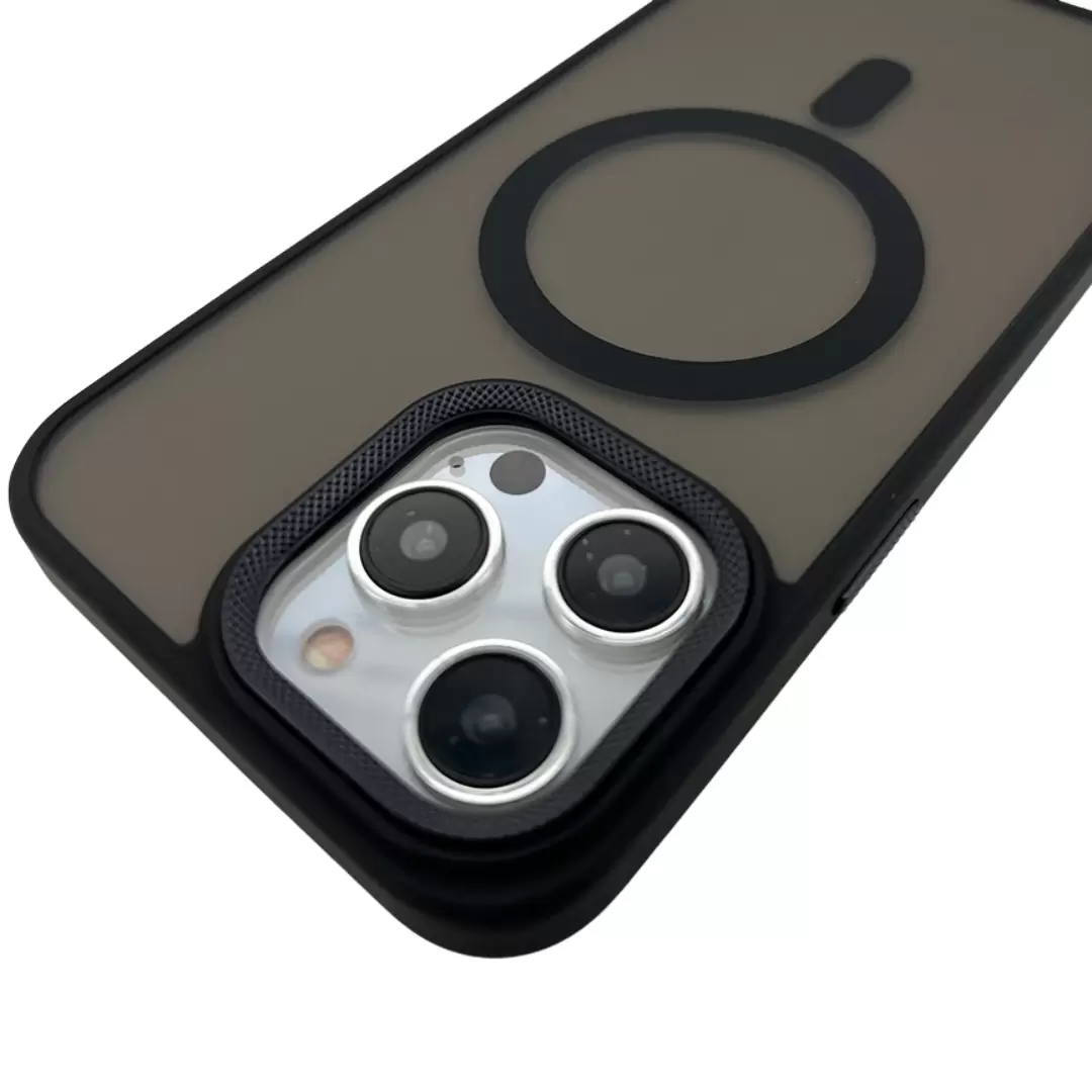 iPhone 13 Pro Max/iPhone 12 Pro Max MagSafe Cam Smoke Twotone Eco Black