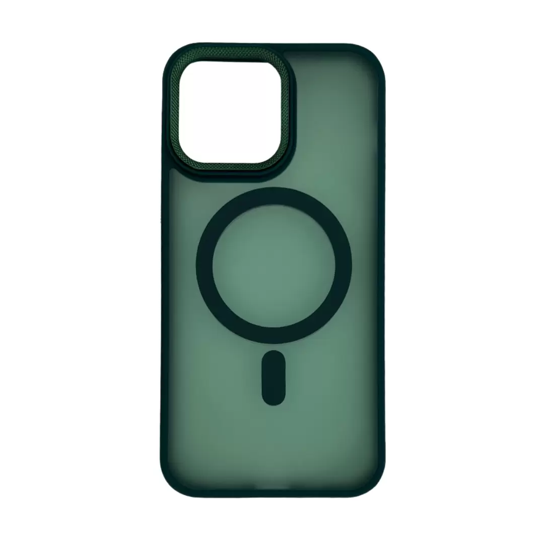 iPhone 13 Pro Max/iPhone 12 Pro Max MagSafe Cam Smoke Twotone Eco Dark Green