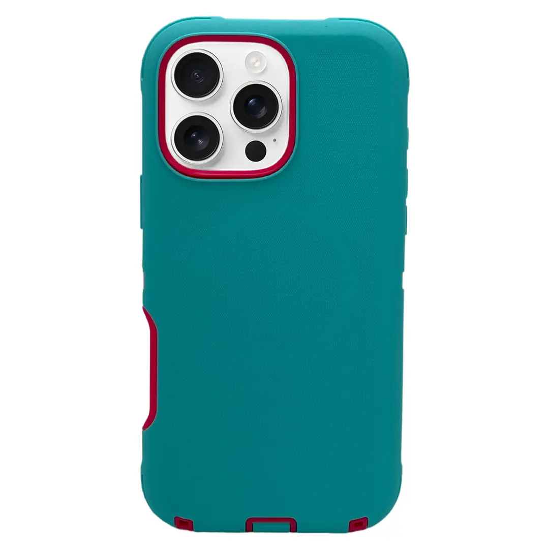 iPhone 16 Pro Max Screen Case With Magsafe Blue Rose Red