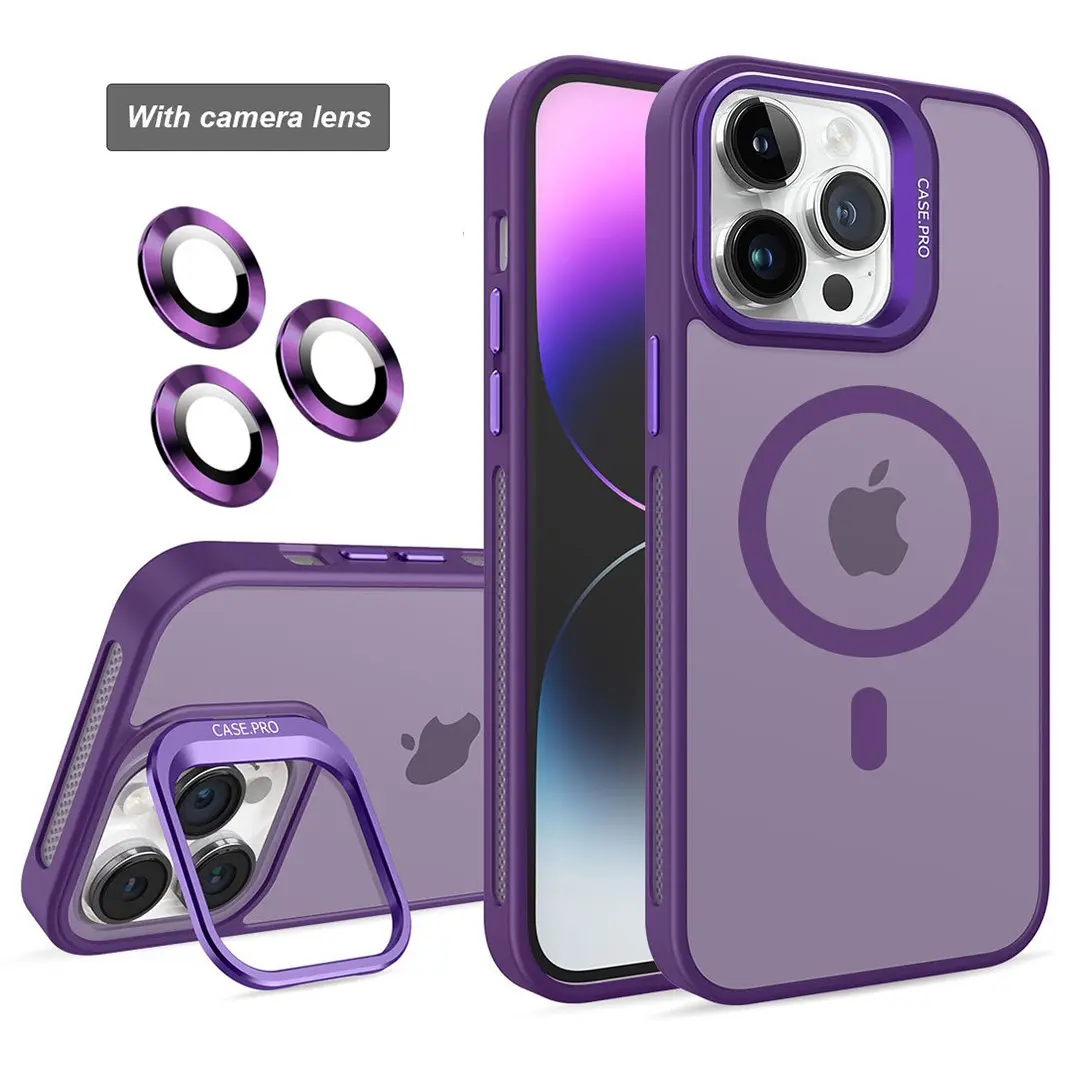 iPhone 13 Pro Max/iPhone 12 Pro Max MagSafe Smoke Camera Stand Dark Purple