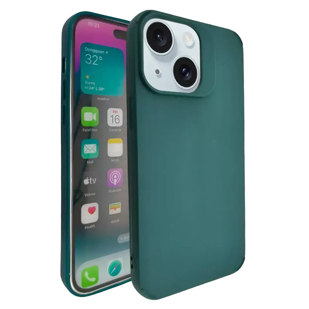 iPhone 15 Plus/iPhone 14 Plus Tpu Case Dark Green