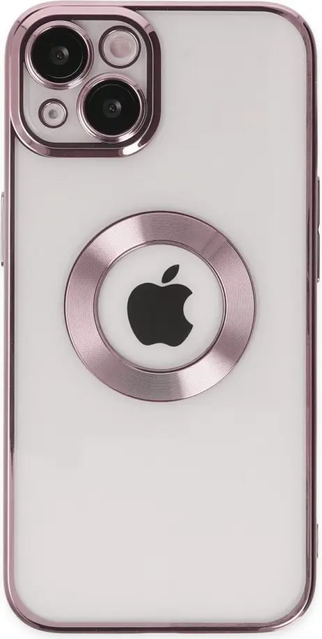 iPhone 14 Plus Clear Case with Camera Protection Rose Gold