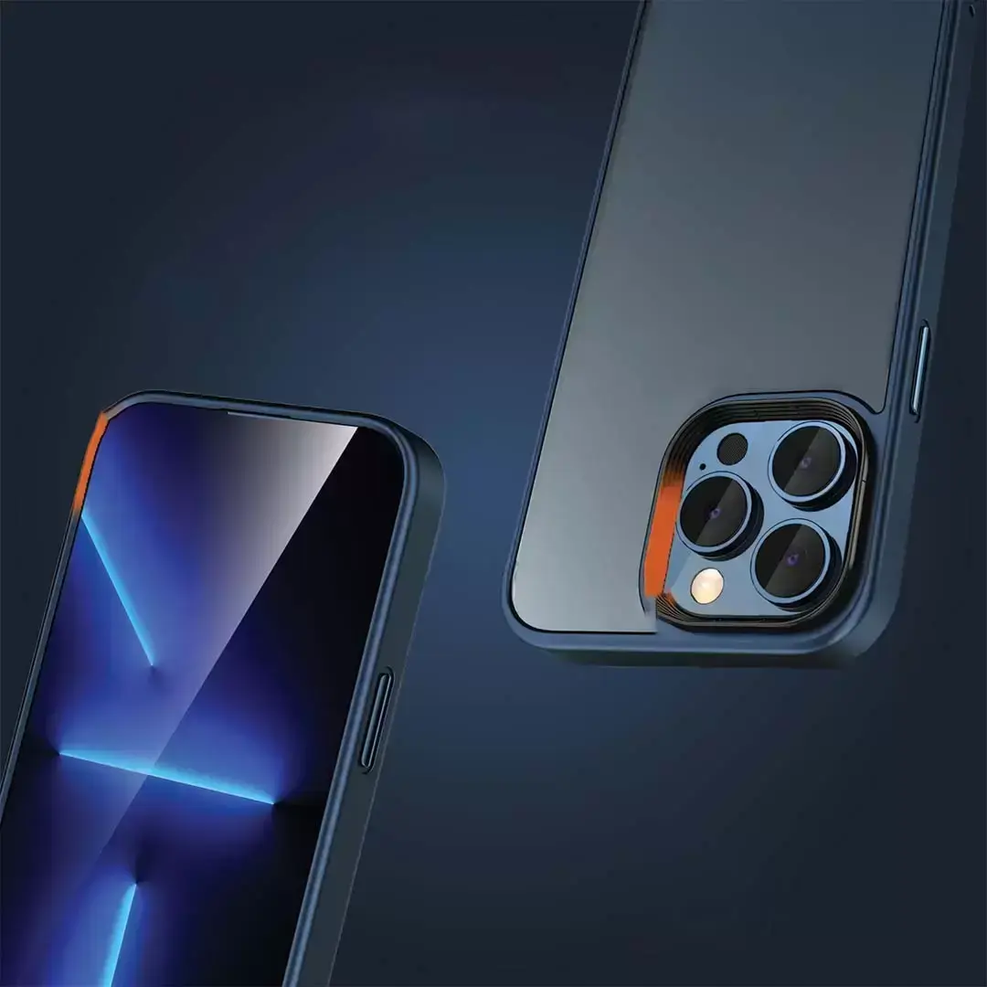 iPhone 17 Air Cam Smoke Twotone Case Blue