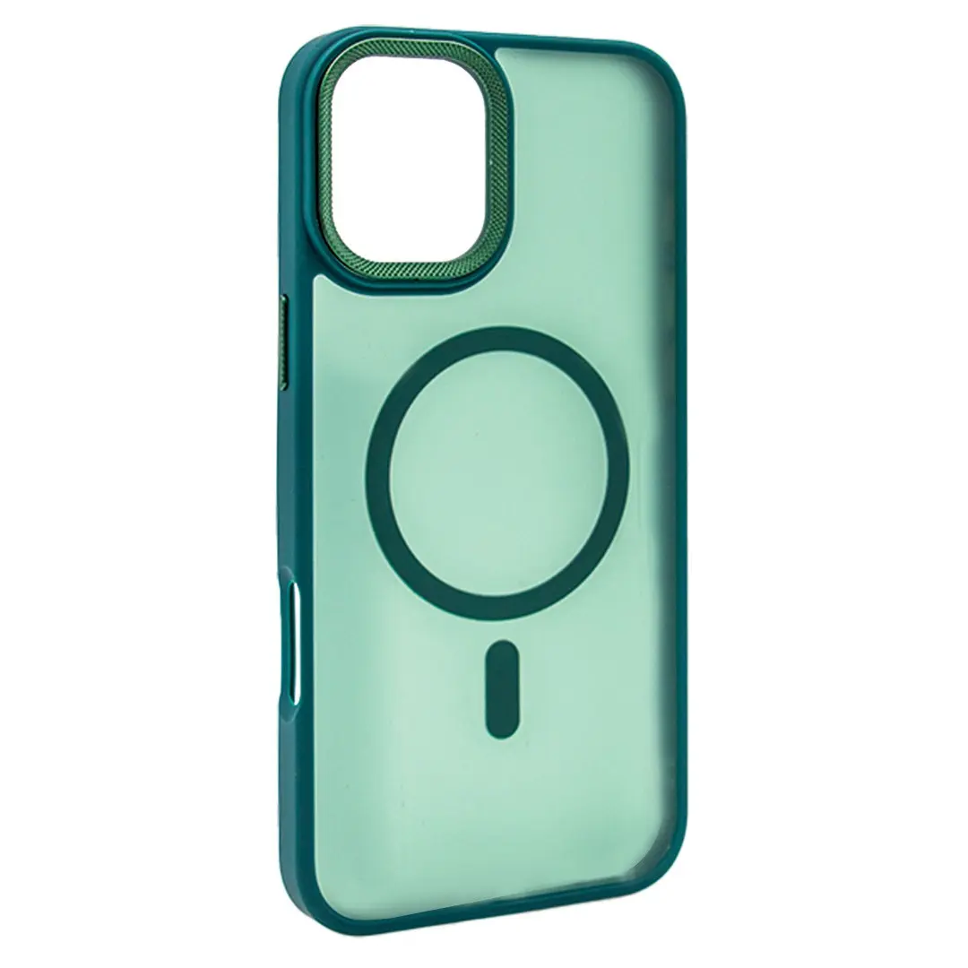 iPhone 16 Plus MagSafe Cam Smoke Twotone Eco Dark Green