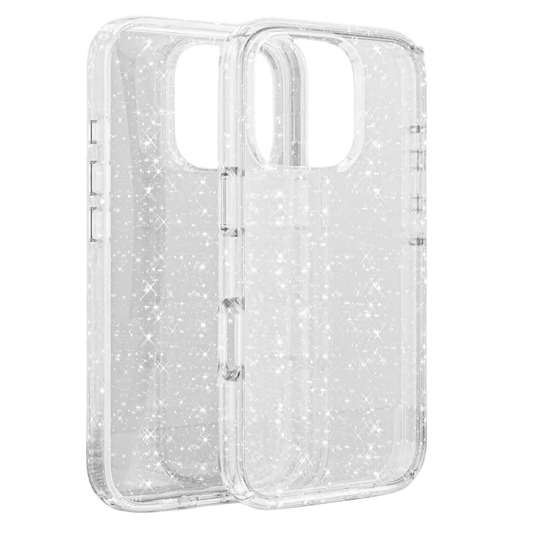 iPhone 16 Pro Fleck Glitter Case Clear