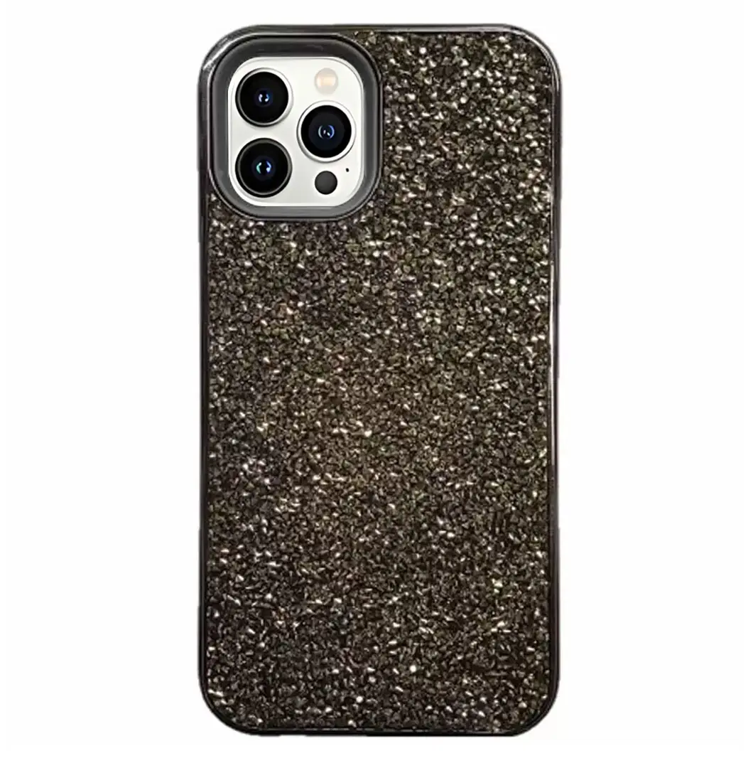 iPhone 13 Pro Max/iPhone 12 Pro Max Glitter Bling Case Black