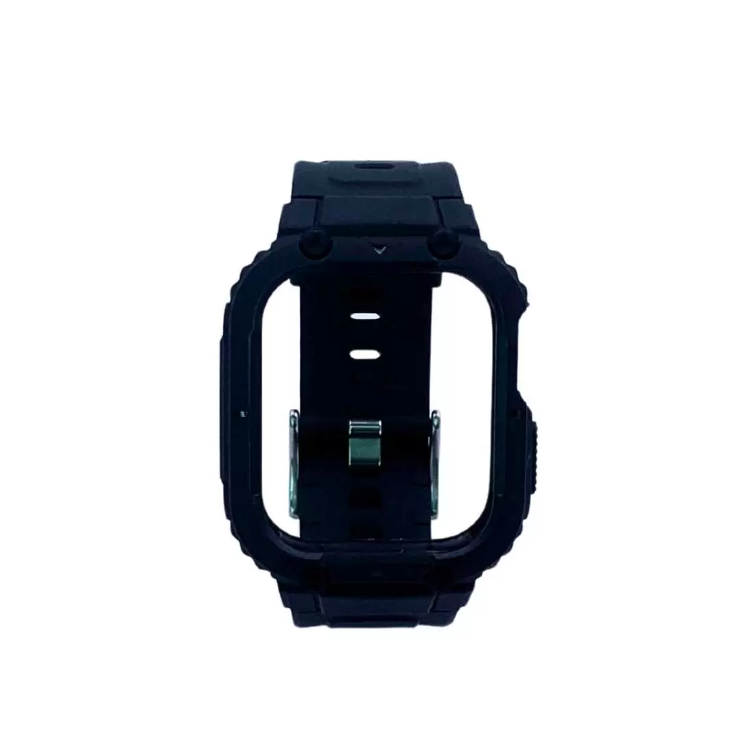 Apple Watch Integrated Silicone Strap Black -38-40-41mm