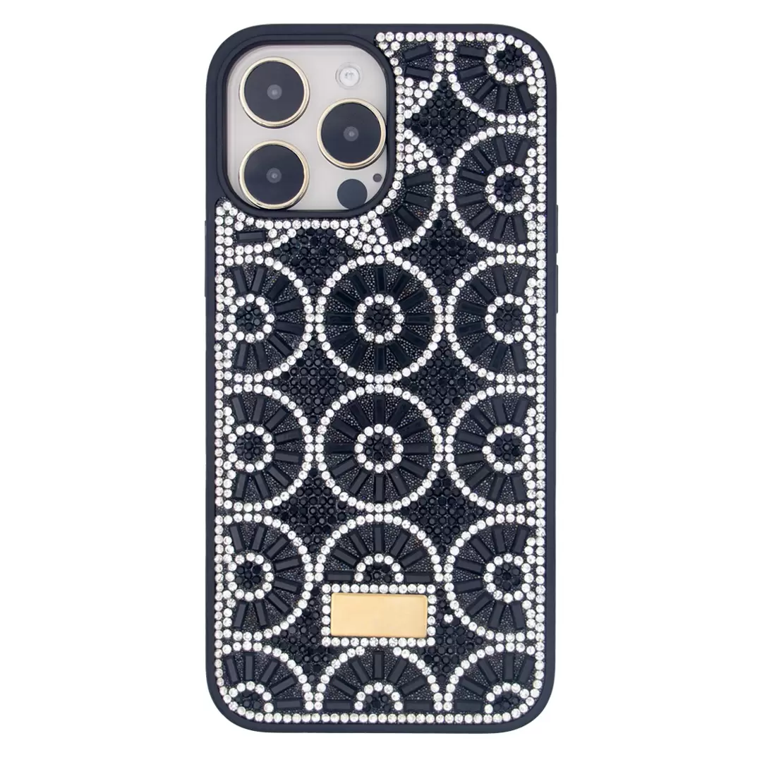 iPhone 13 Pro Max/iPhone 12 Pro Max Diamond Sparkling Case Black