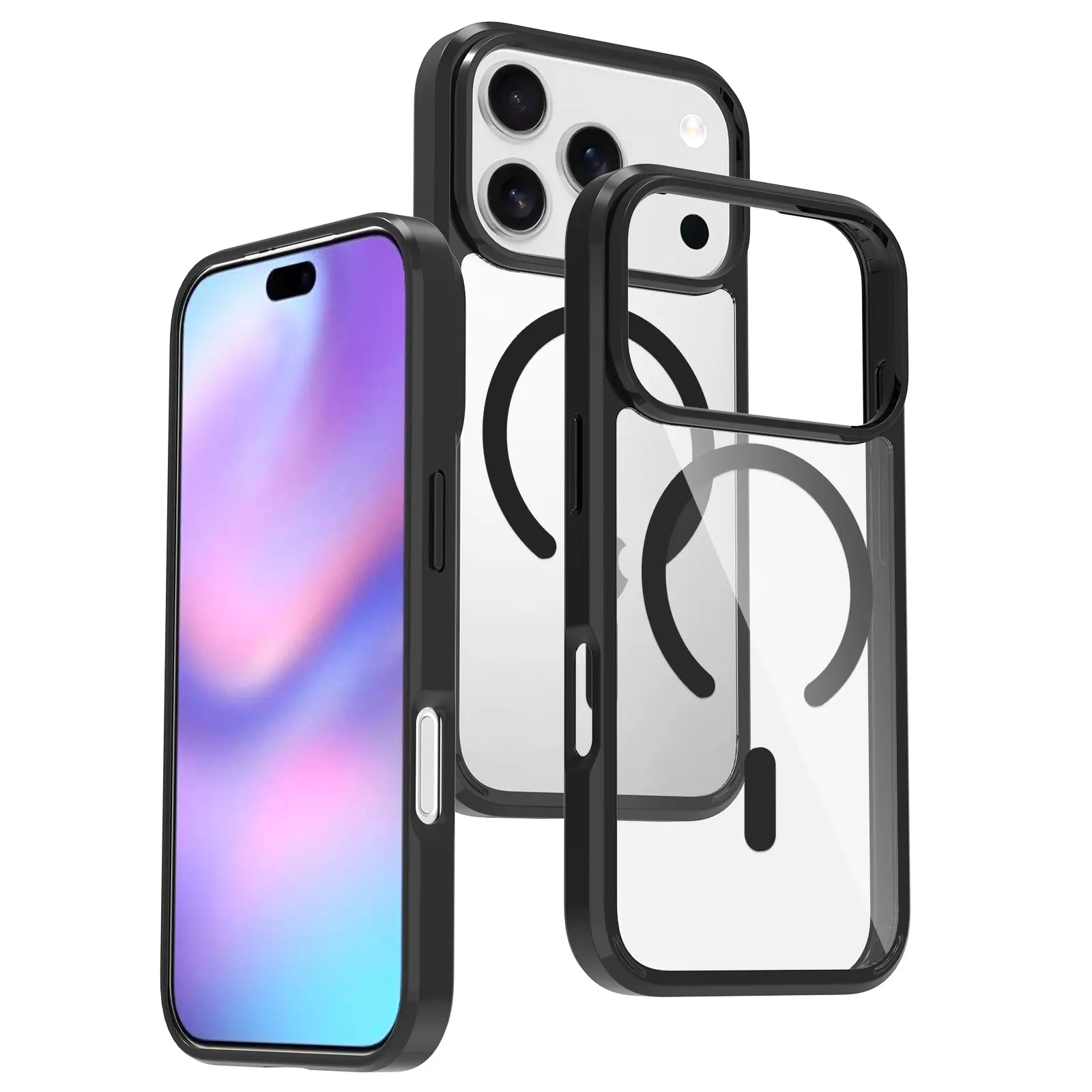 iPhone 17 Pro Magsafe Clear Eco Twotone Case Black