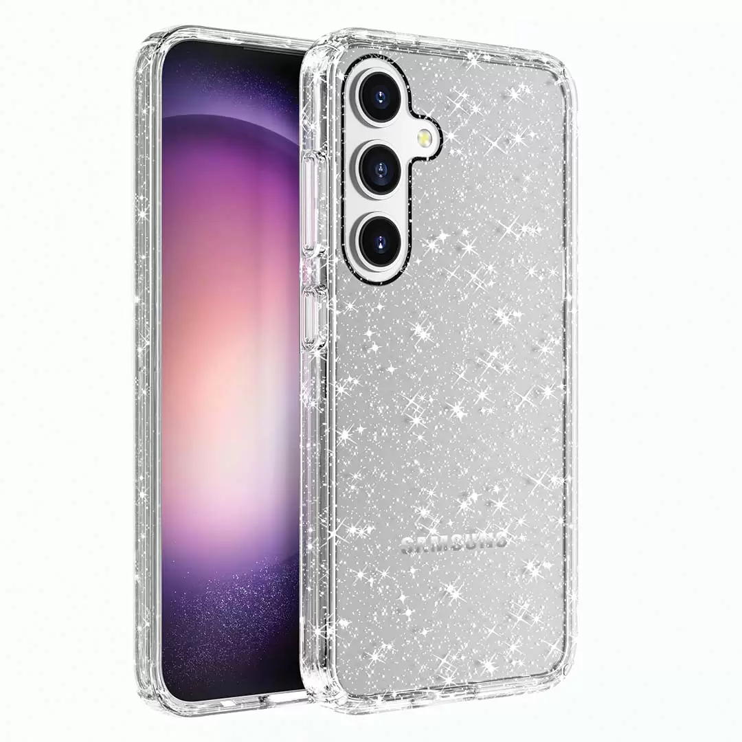 Samsung Galaxy S24 Fleck Glitter Case Clear