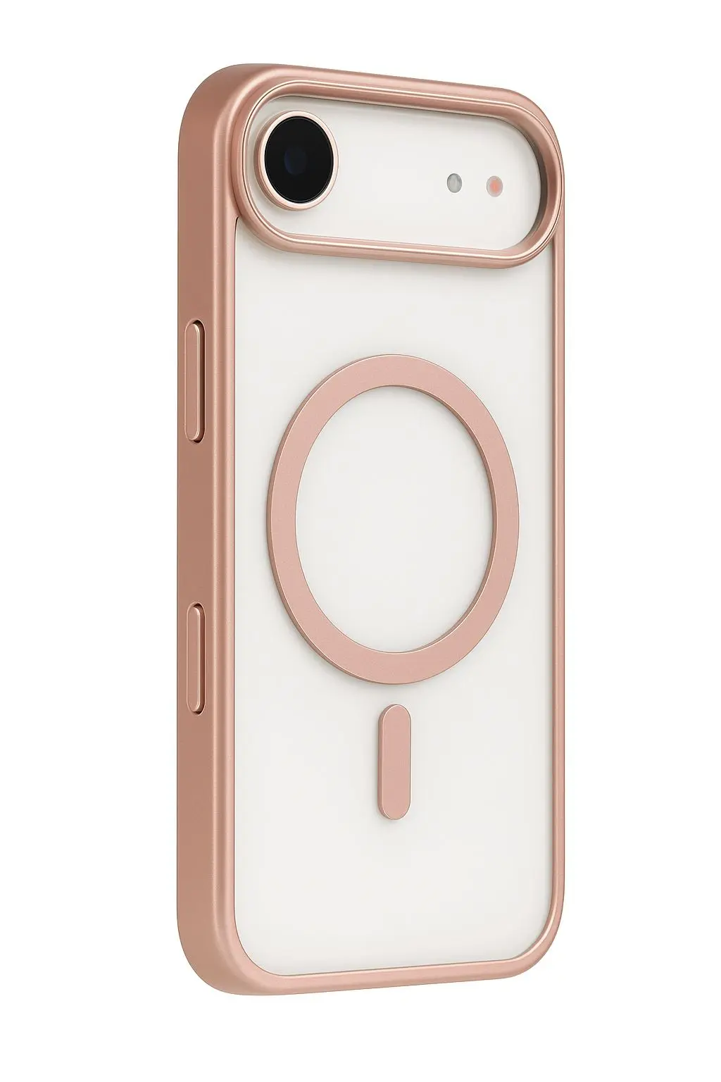 iPhone 17 Air MagSafe Twotone Clear Case Rose Gold