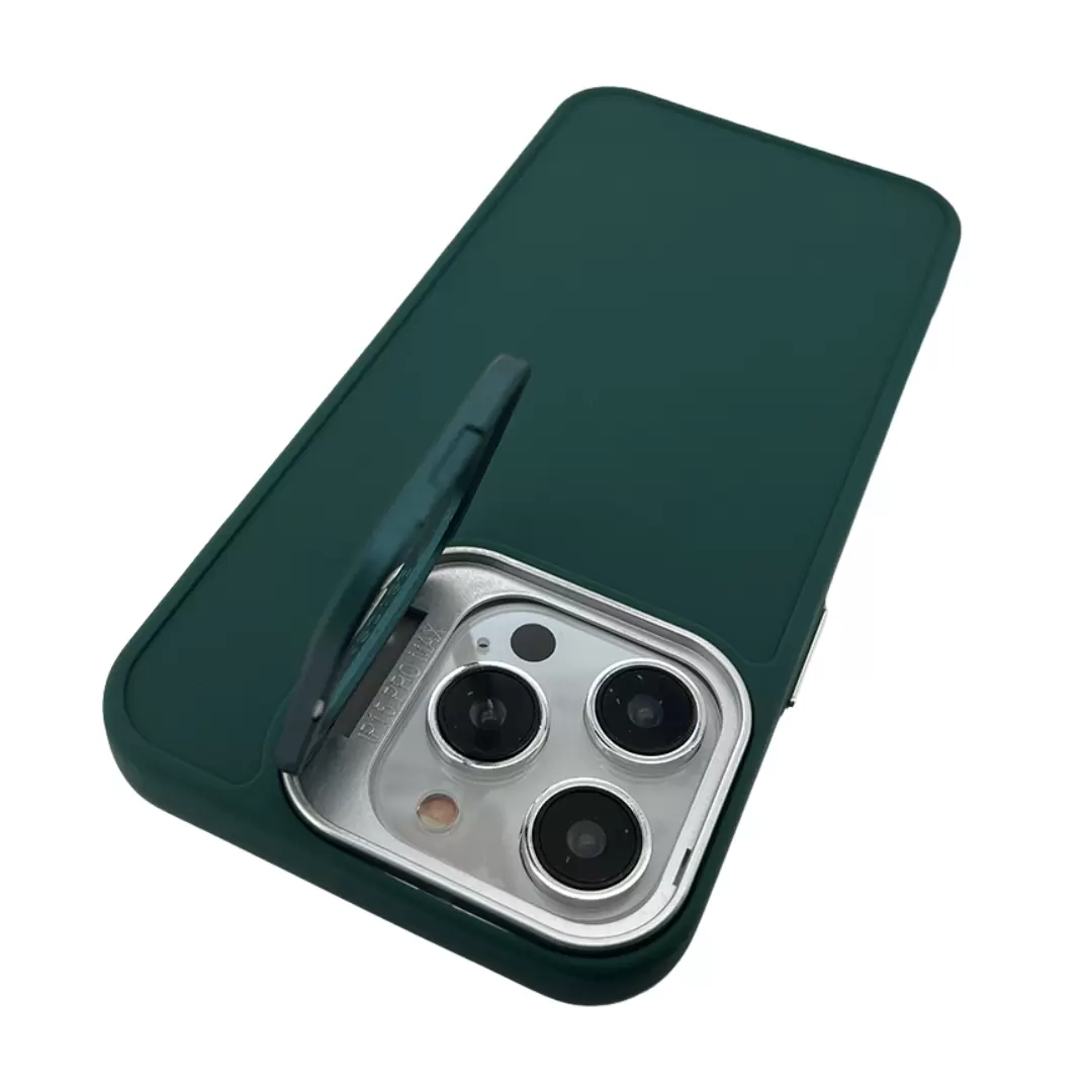 iPhone 13 Pro Camera Stand Eco Case Dark Green