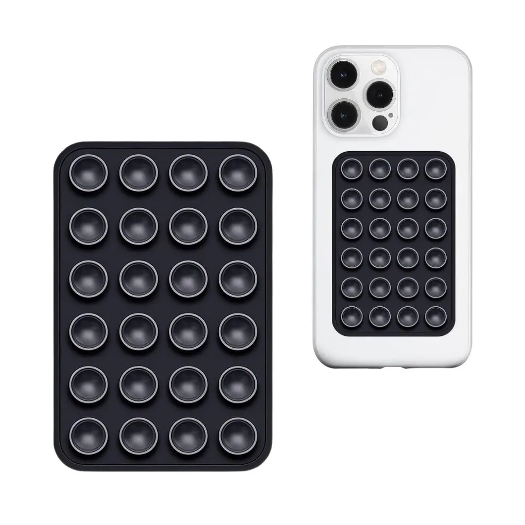 Silicone Suction Mount small Black