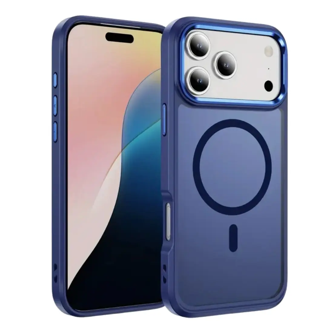 iPhone 17 Pro Max Magsafe Cam Smoke Twotone Case Blue