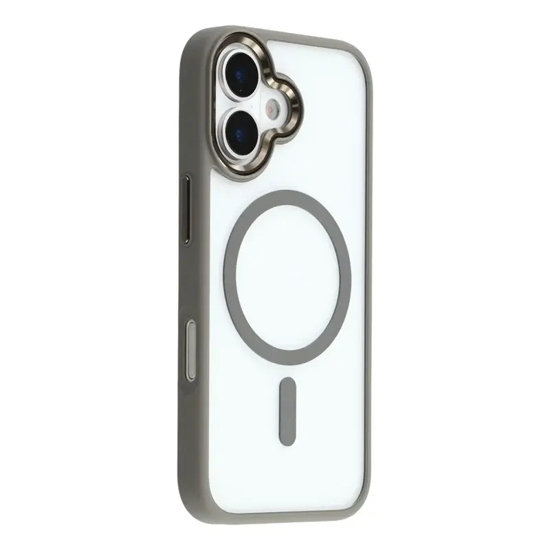 iPhone 17 MagSafe Twotone Clear Case Gray