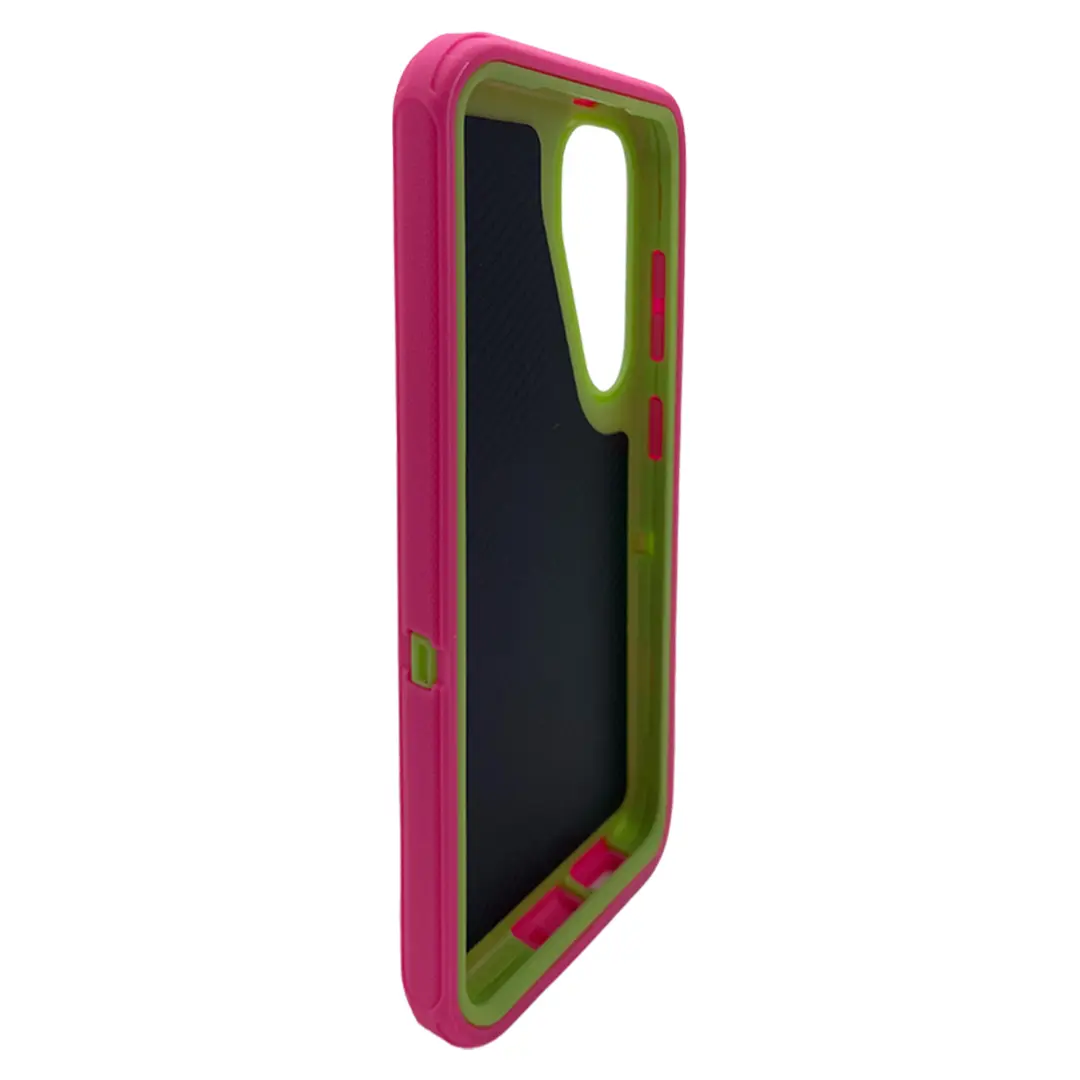 Samsung Galaxy S25 Plus/S24 Plus Screen Case Pink Green