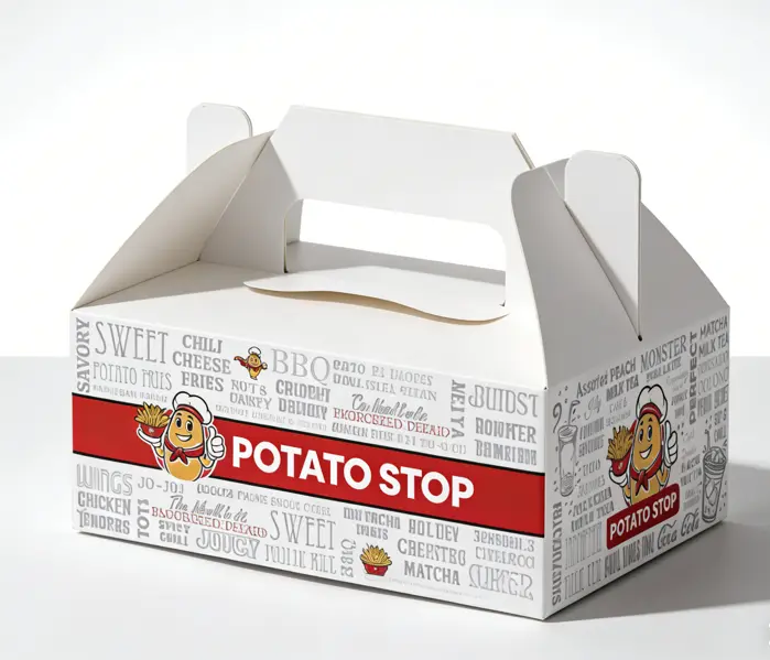 Potato Stop Combo Meal Box (1000 pcs / 3 CTN)