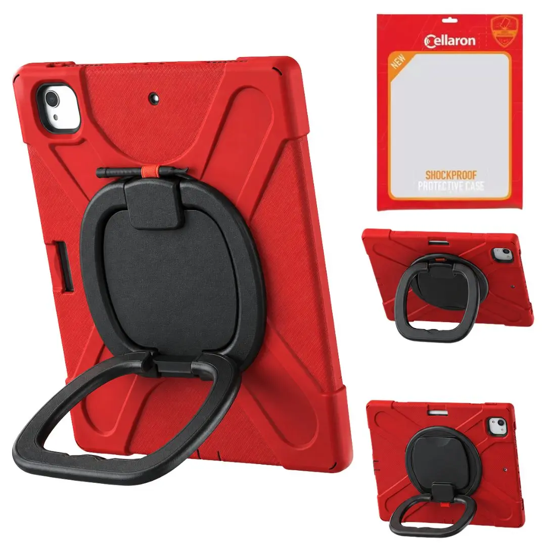 iPad Air 13" (2024/2025)/Pro 12.9" (2018/2020/2021/2022) Shield Case Red