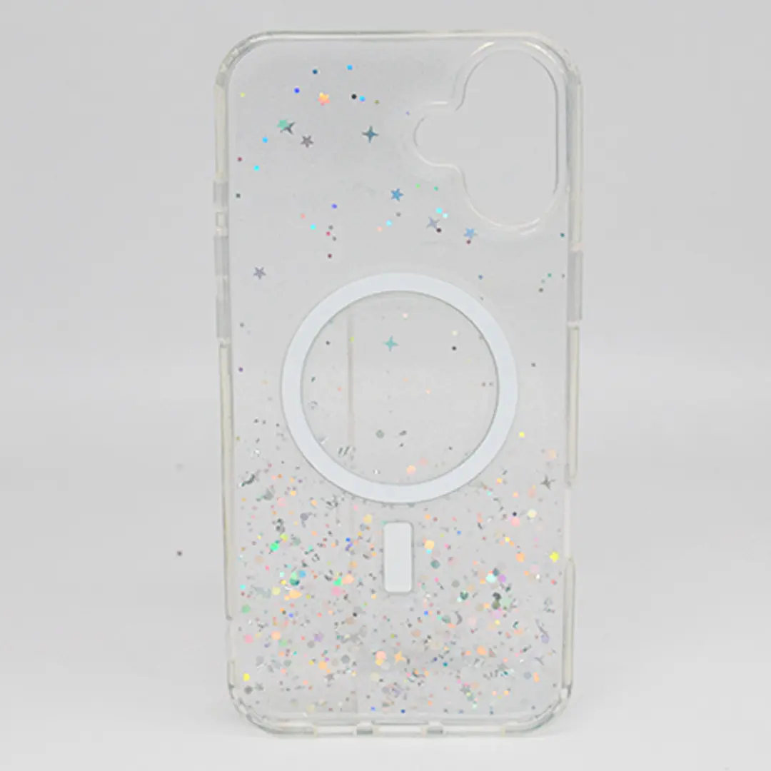 iPhone 16 Bling MagSafe Twotone Eco White