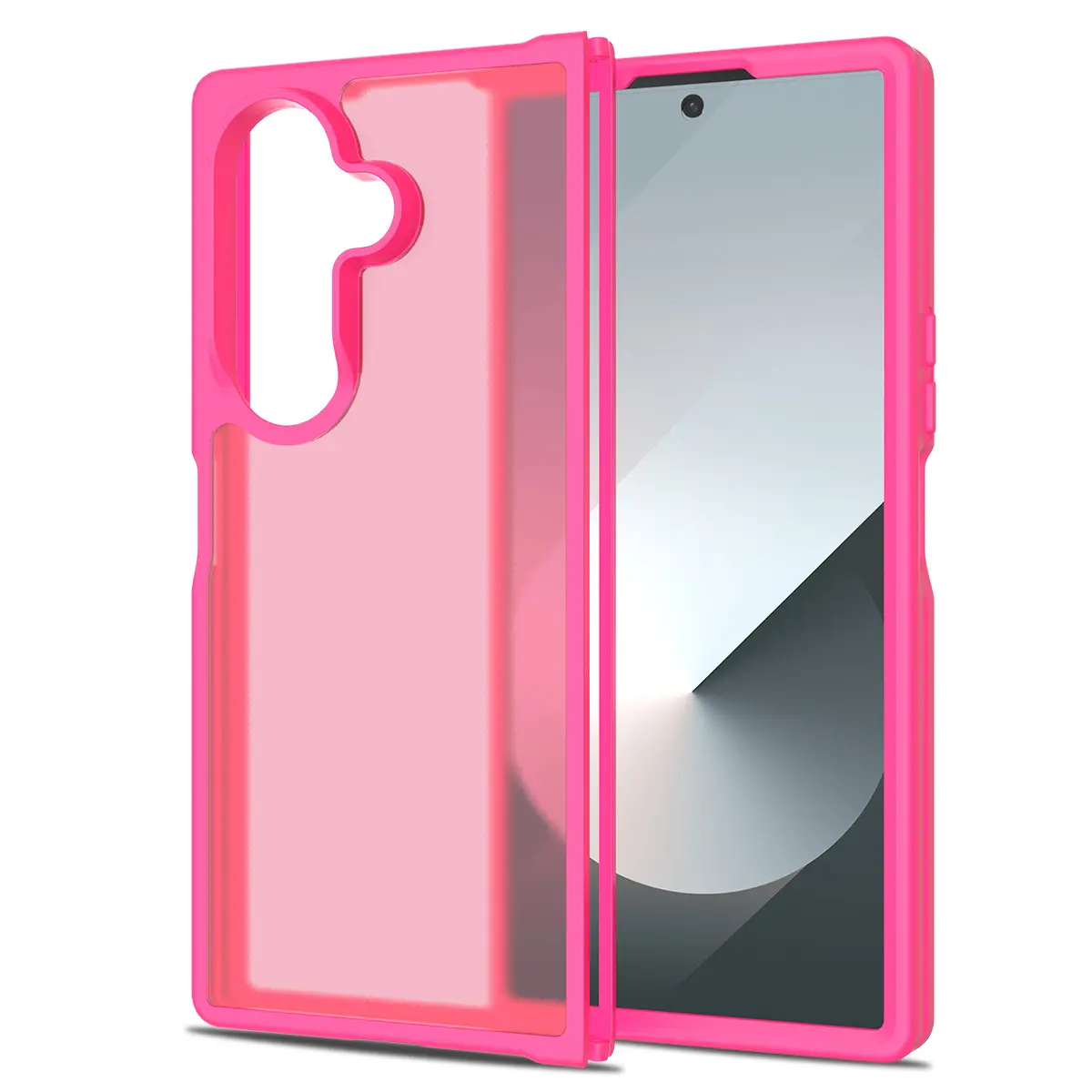 Samsung Galaxy Z Fold 7 Cam Smoke Twotone Case Rose Red