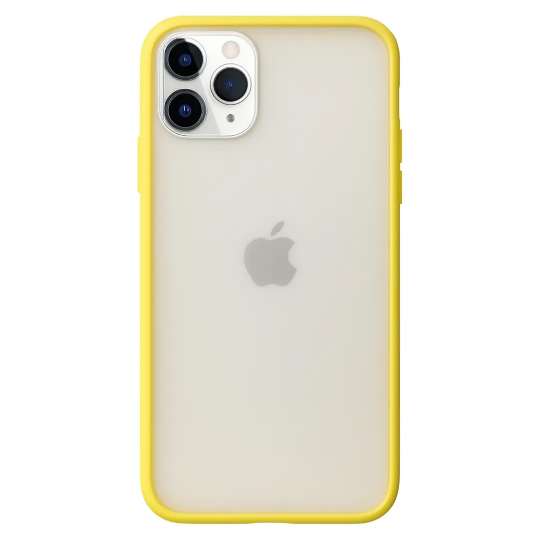 iPhone 11 Pro Smoke Transparent Twotone Case Yellow