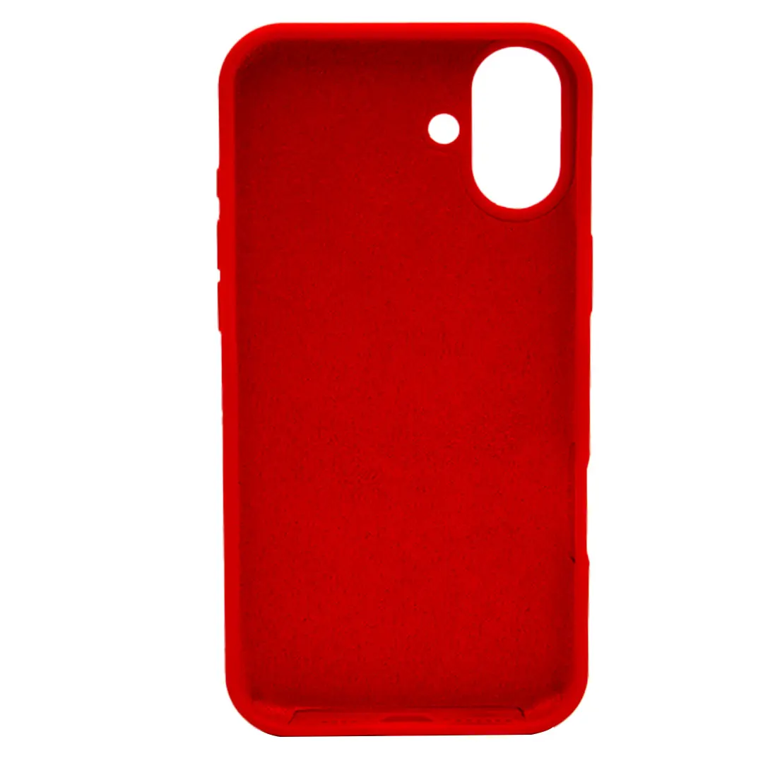 iPhone 16 Plus Soft Touch Case Red