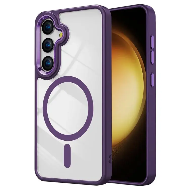 Samsung Galaxy S25/S24 Twotone MagSafe Clear Eco Case Purple