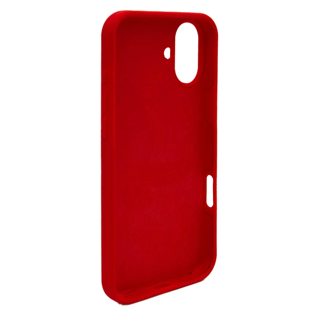 iPhone 16 Plus Soft Touch Case Red