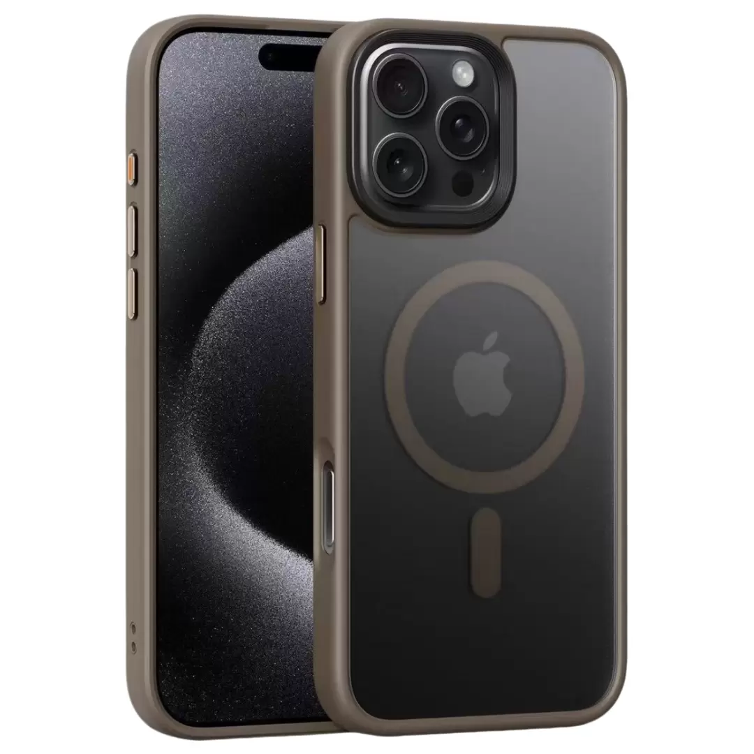 iPhone 16 Plus MagSafe Cam Smoke Twotone Brown