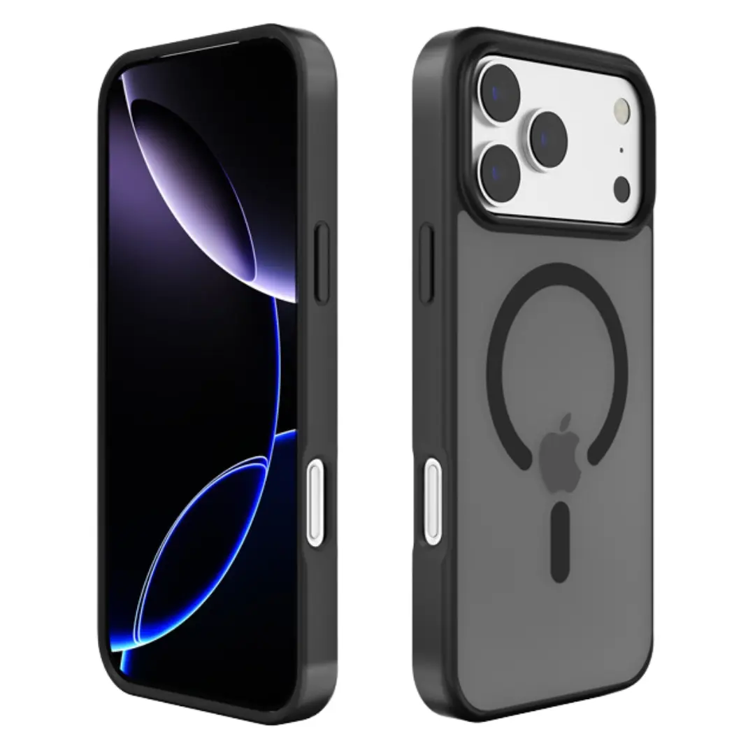 iPhone 17 Pro Magsafe Cam Smoke Twotone Case Black