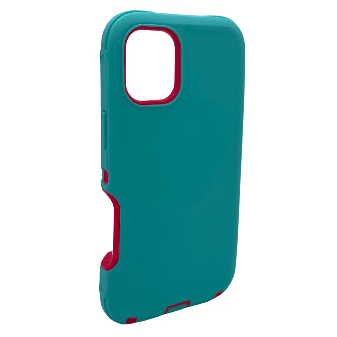 iPhone 16 Screen Case With Magsafe Blue Rose Red