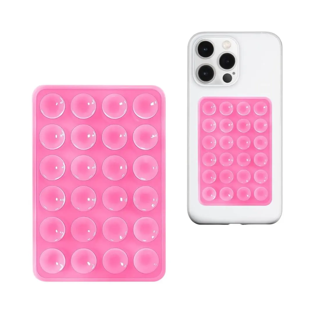 Silicone Suction Mount small Pink