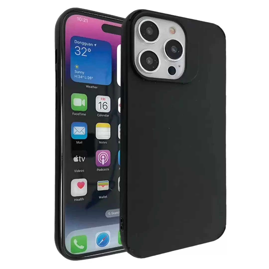 iPhone 12/iPhone 12 Pro TPU Case Black