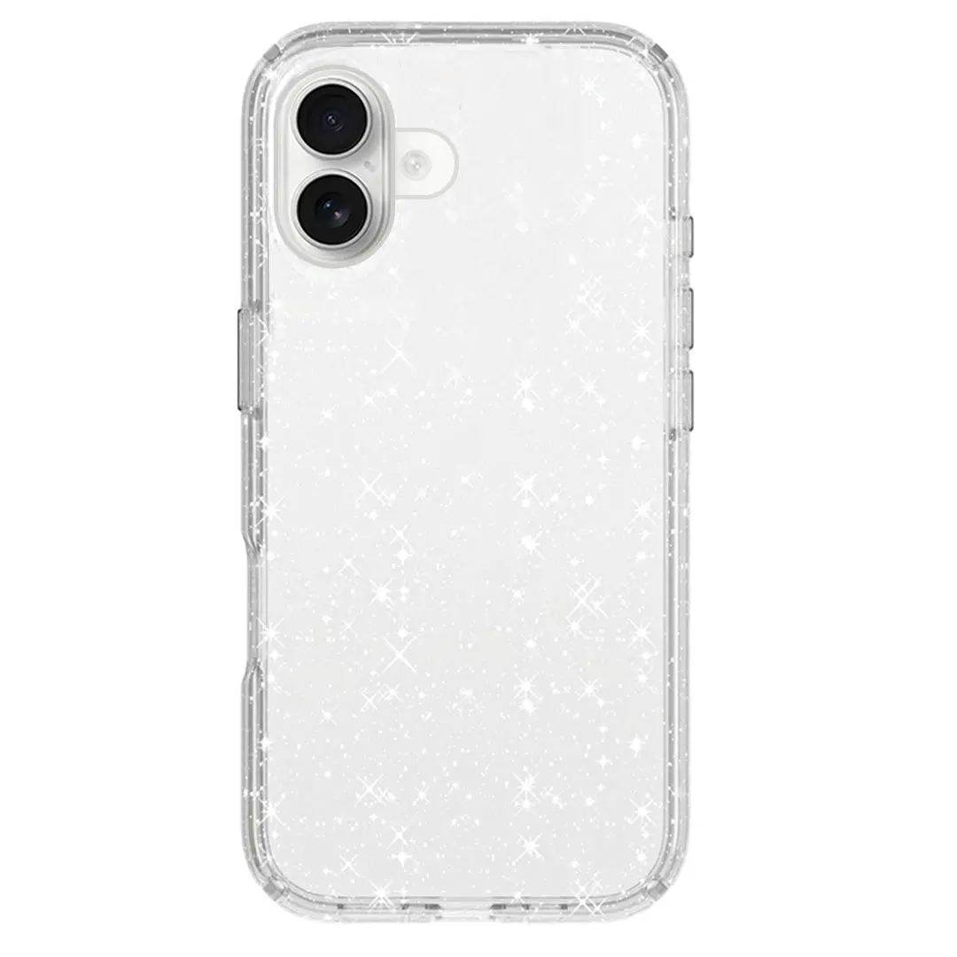 iPhone 16 Plus Fleck Glitter Case Clear