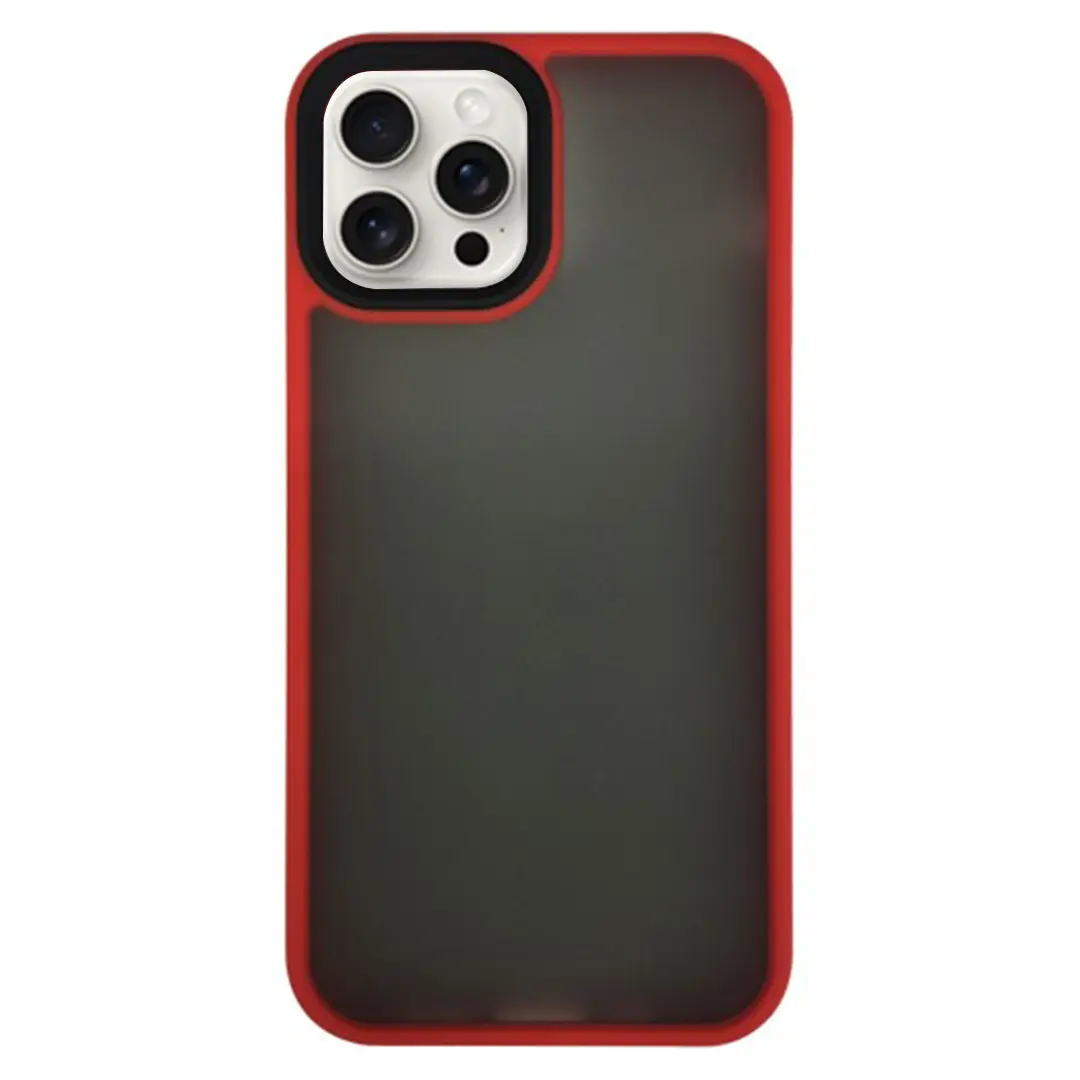 iPhone 12/iPhone 12 Pro Smoke Transparent Twotone Red