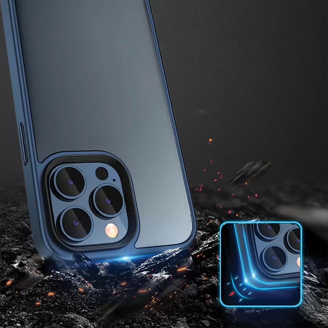 iPhone 15 Pro/iPhone 14 Pro Cam Smoke Twotone Blue