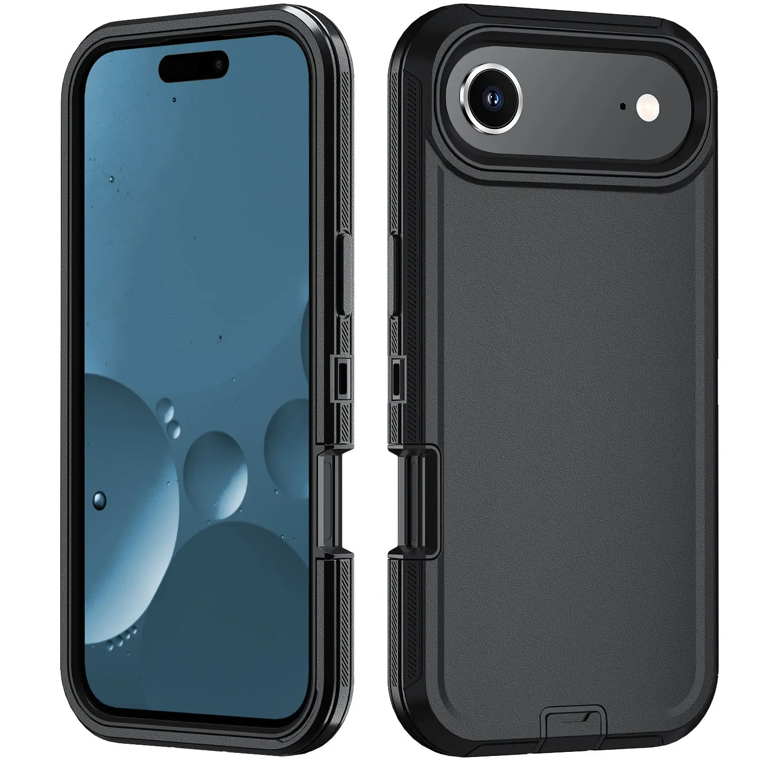 iPhone 17 Air Screen Case with Holster Black