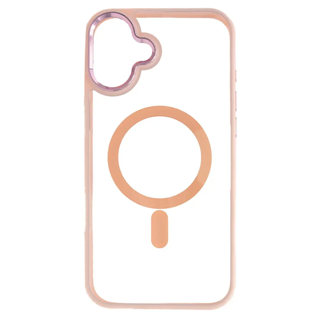 iPhone 16 MagSafe Clear Twotone Rose Gold