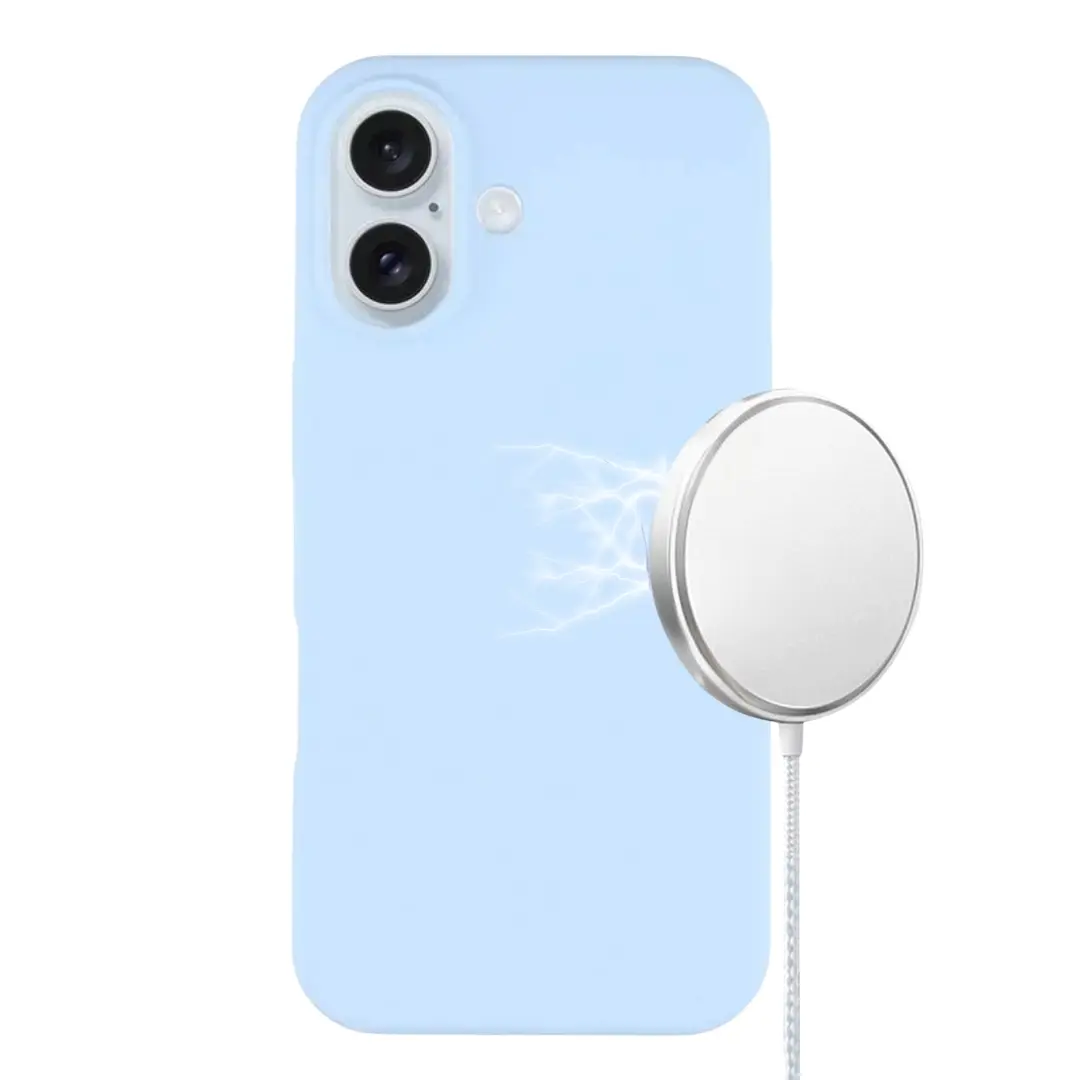 iPhone 17 MagSafe Soft Touch Case Sky Blue