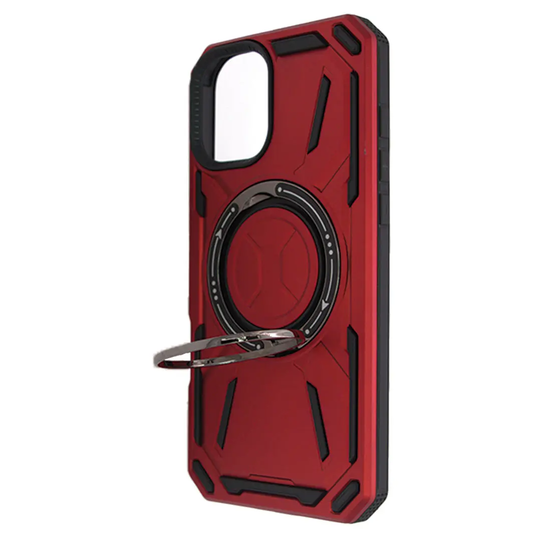 iPhone 16 Magsafe Tough Hybrid Kickstand Red