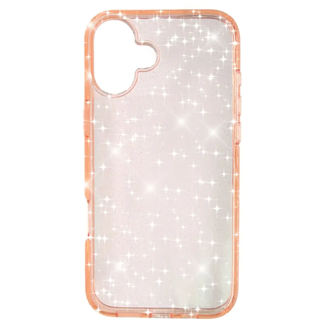 iPhone 16 Fleck Glitter Case Gold