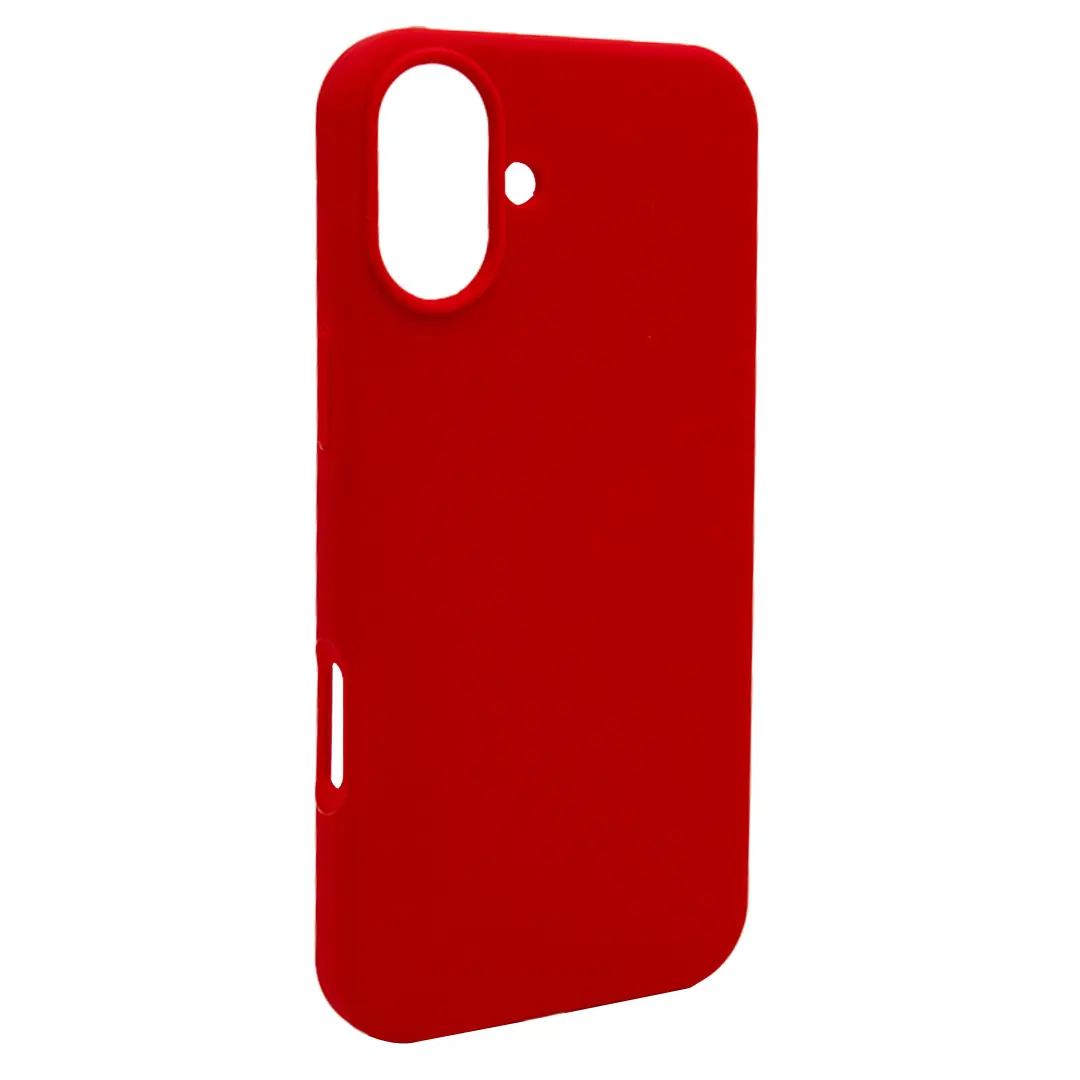 iPhone 16 Soft Touch Case Red