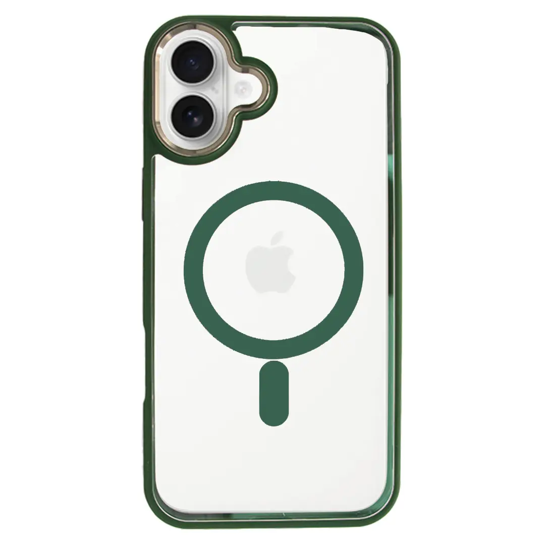 iPhone 16 MagSafe Clear Twotone Green