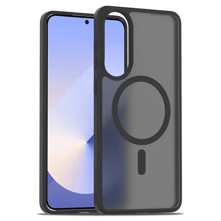 Samsung Galaxy S25 Edge MagSafe Cam Smoke Twotone Case Black