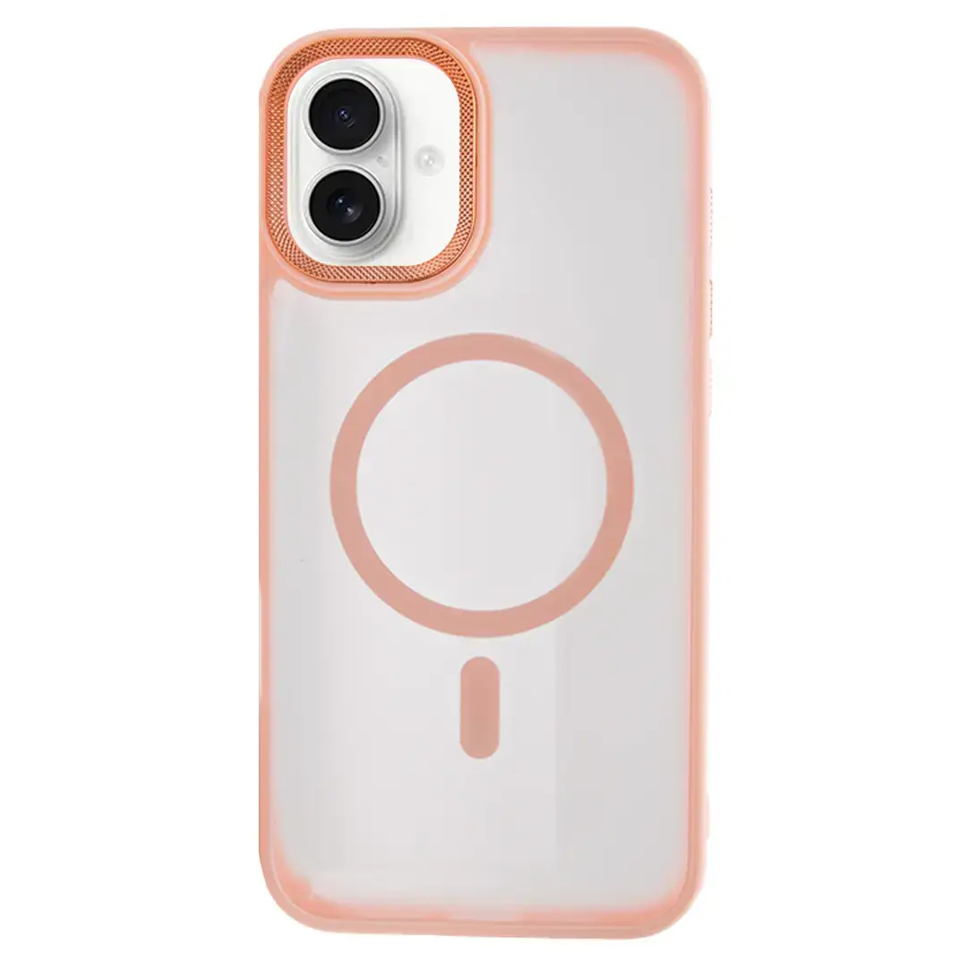 iPhone 17 Magsafe Clear Eco Twotone Case Pink