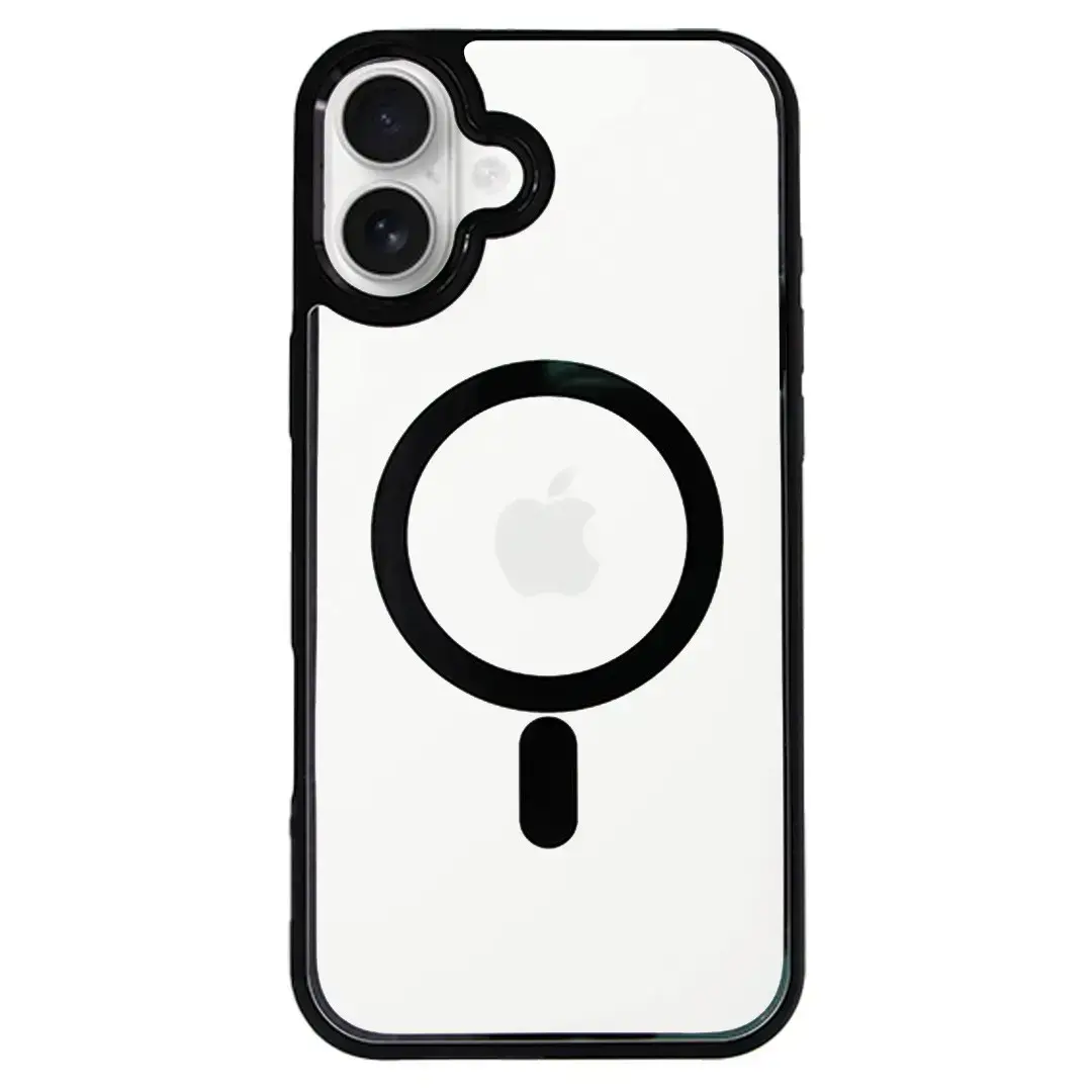 iPhone 17 MagSafe Twotone Clear Case Black