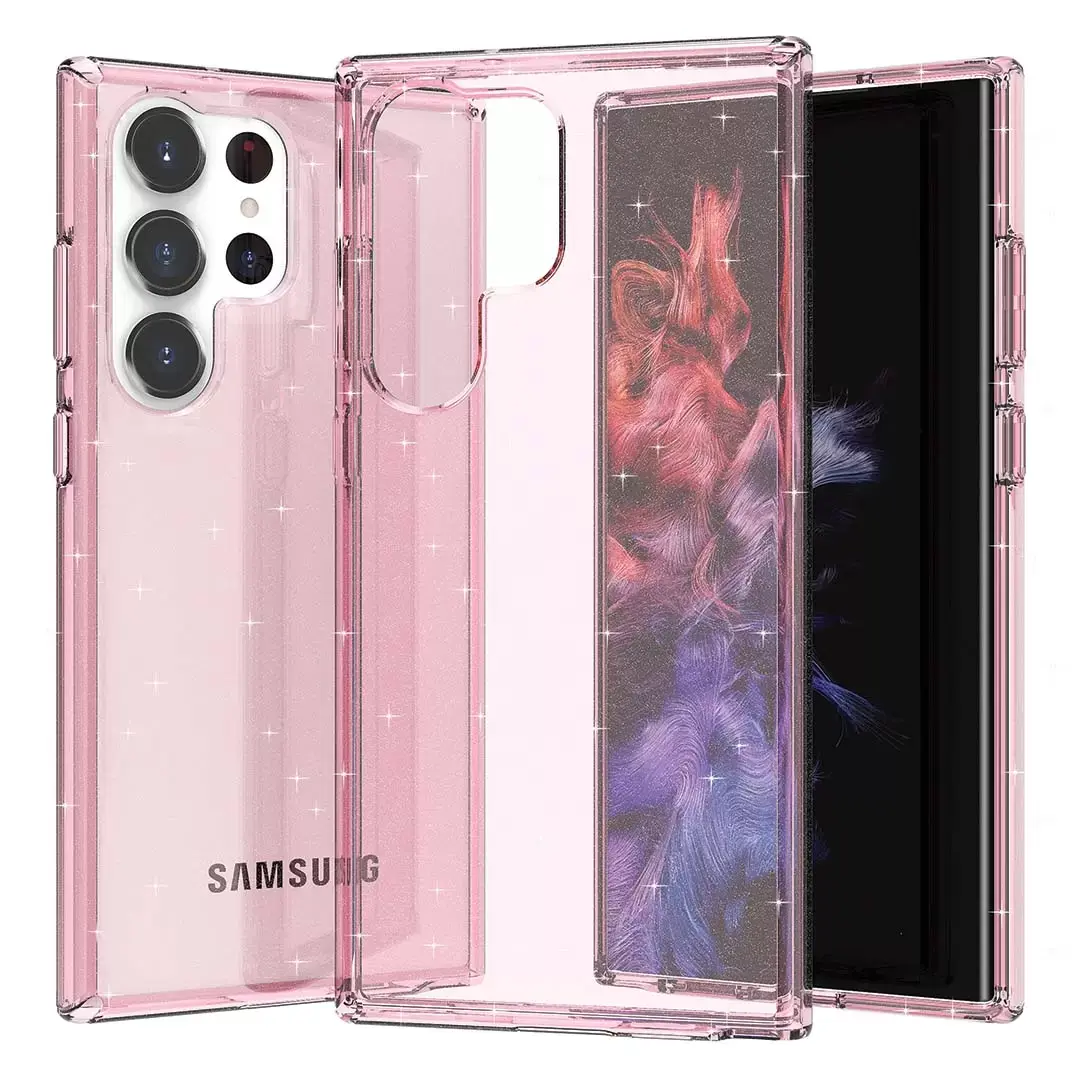 Samsung Galaxy S25 Ultra Fleck Glitter Case Pink