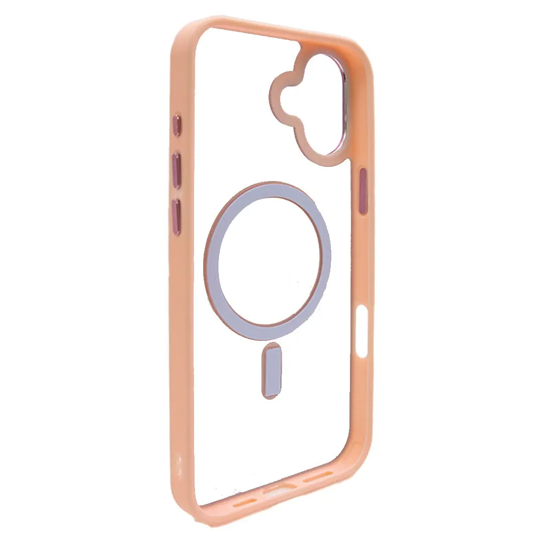 iPhone 16 Plus MagSafe Clear Twotone Rose Gold