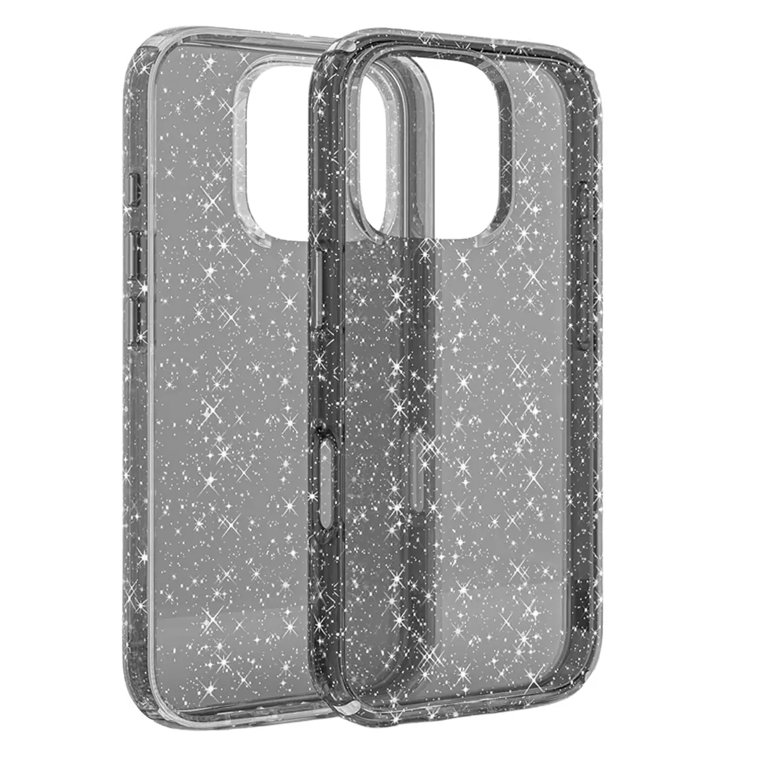 iPhone 15 Pro/iPhone 14 Pro Fleck Glitter Case Black