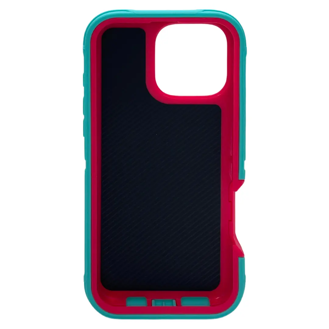 iPhone 16 Pro Max Screen Case With Magsafe Blue Rose Red